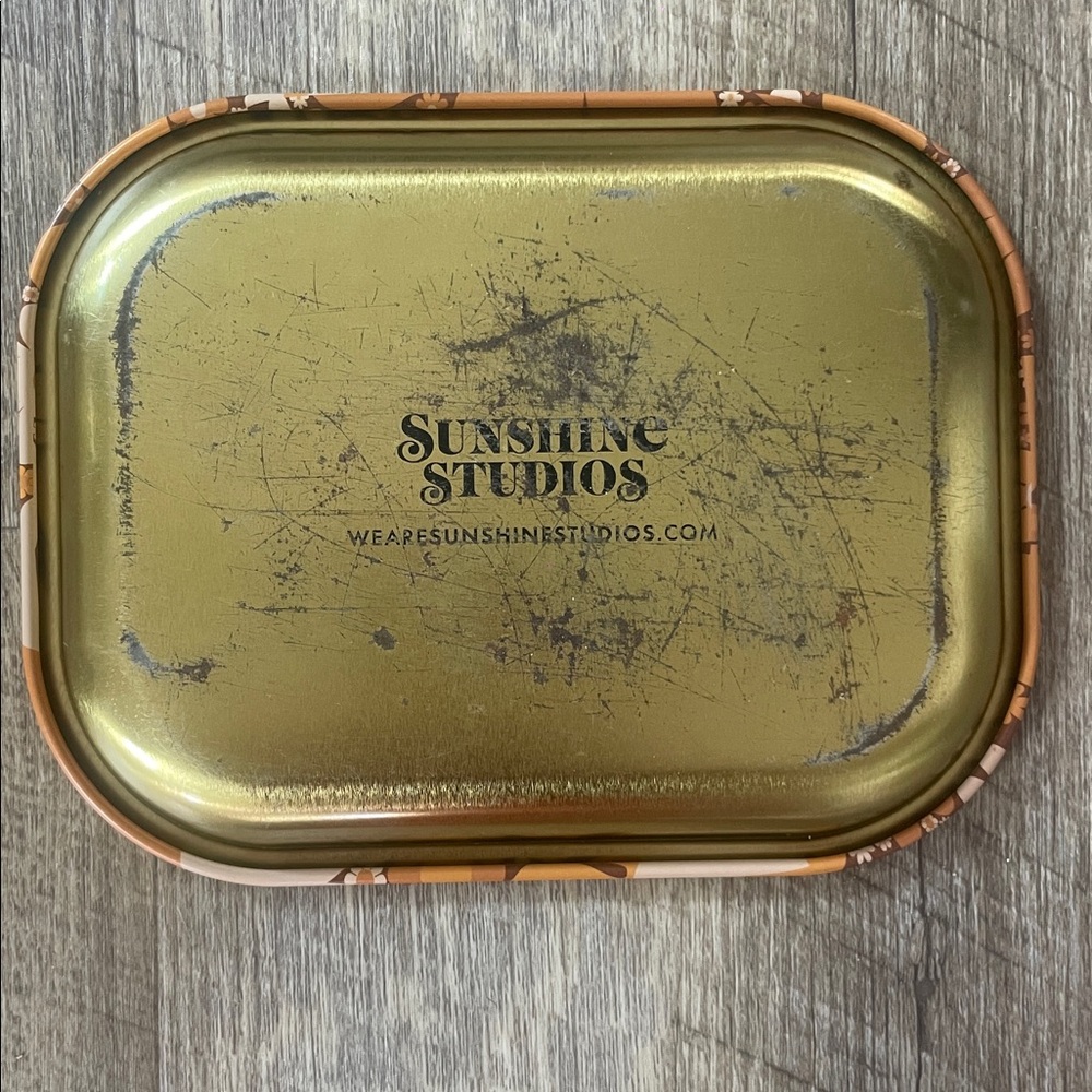 •| retro floral tin tray - Picture 3 of 5